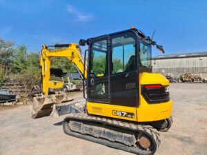 SOLD - 2020 JCB 57C-1, Hydraulic quick hitch, 3 x Buckets, Piped for attachments, A/C, 1330 Hours - SOLD-image
