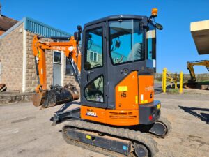 2023 Hitachi ZX26U, Manual Quick hitch, 3 x Buckets, Piped for attachments, Owned by us from new, Only done 208 hours.-image