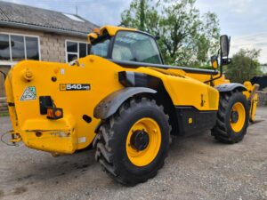SOLD - 2022 JCB 540-140 Telehandler, 22 Reg, Chassis sway, Hydraulic fork positioning Q Fit carriage, A/C, Orange & Green beacons, Rear view camera, Only 3021 Hours, Very nice machine. - SOLD-image