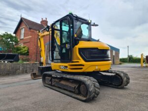SOLD - 2022 JCB 90Z-2 Excavator, Hydraulic Quick hitch, 3 x Buckets, Piped for attachments, A/C, Radio, Orange & Green beacons, Only 1148 Hours, Very nice machine, Big saving on new. - SOLD-image