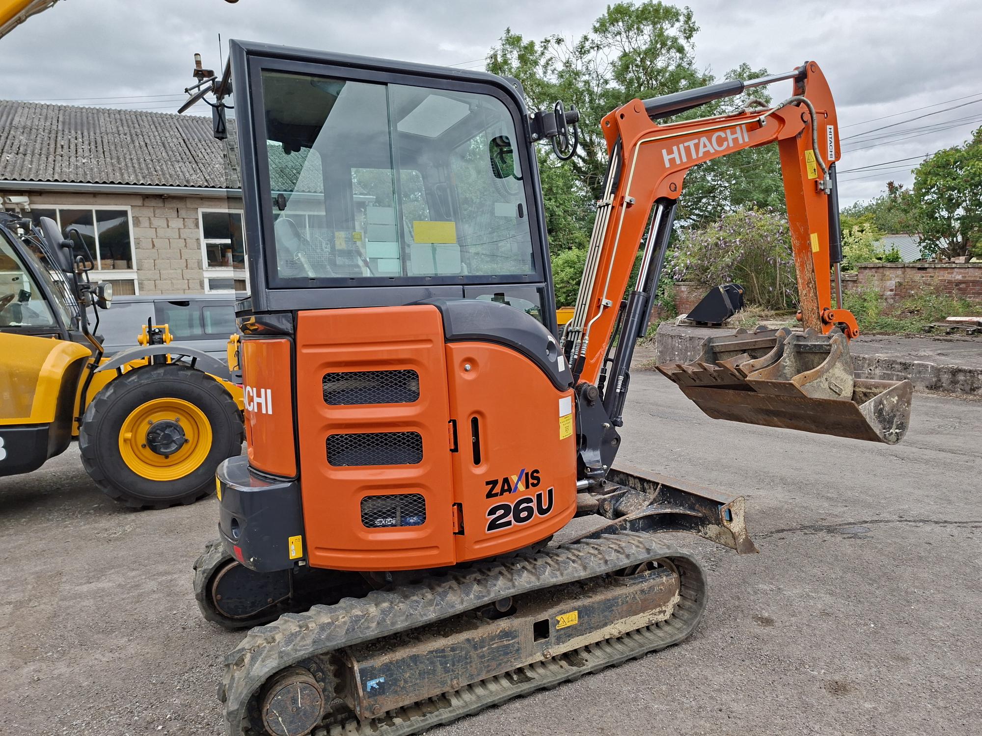 2017 Hitachi ZX26U, manual Quick hitch, 3 x Buckets, Piped for attachments, Radio, Immobiliser, 1 x Owner from new, Only 1213 Hours, Very nice machine.-image