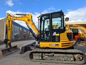 2022 JCB 85Z-2, Hydraulic Quick hitch, Piped for attachments, A/C, Boom & Dipper C/V's, Orange & Green beacons, 2180 Hours-image